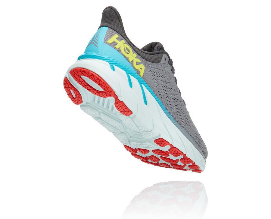 Hoka One One Clifton 7 Löparskor Herr - Grå - VEIGC-6025